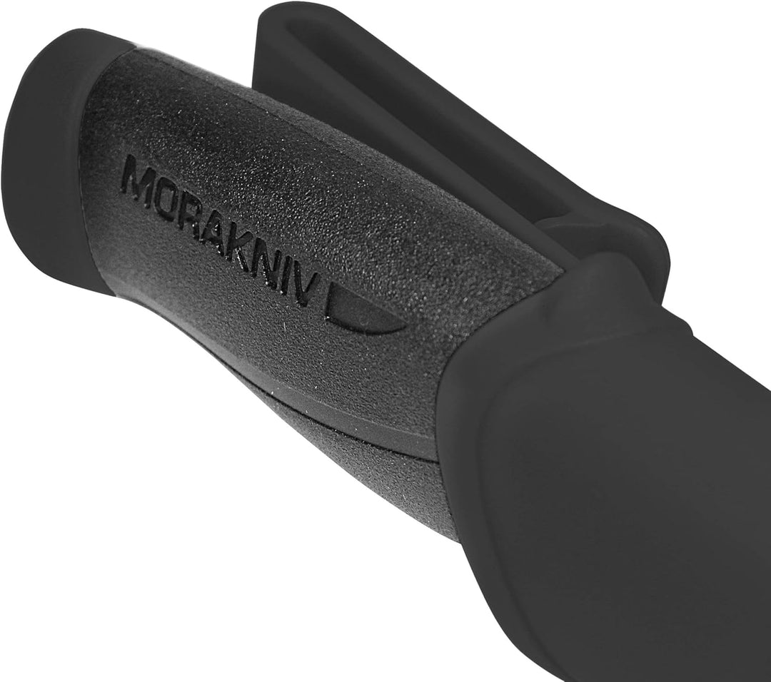 Morakniv Companion Stainless Steel Fixed-Blade Knife with Sheath, 4.1 Inch,Black