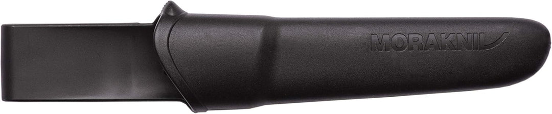 Morakniv Companion Stainless Steel Fixed-Blade Knife with Sheath, 4.1 Inch,Black