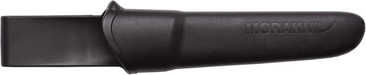 Morakniv Companion Stainless Steel Fixed-Blade Knife with Sheath, 4.1 Inch,Black