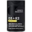 Sports Research® Vitamin D3 + K2 with Coconut MCT Oil | Vegan D3 5000 IU with K2 100 mcg for Bone & Immune Health | Vegan Certified, Soy & Gluten Free - 120 Softgels